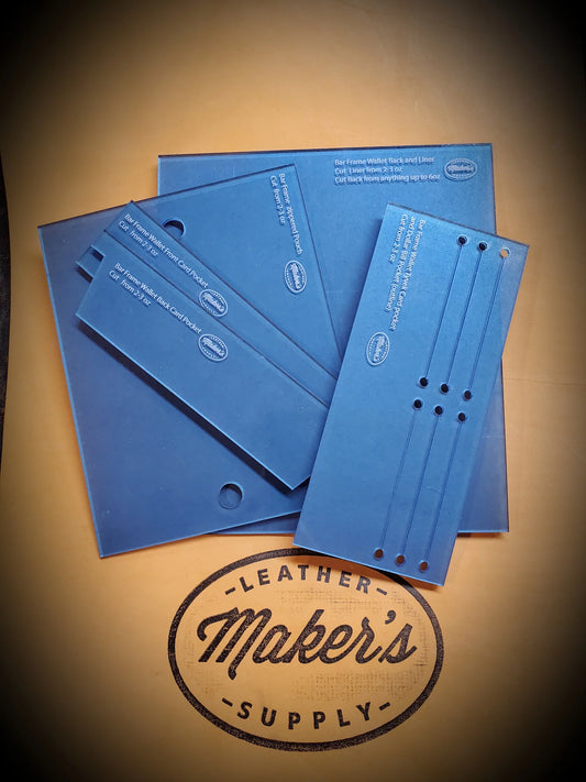 Bar Frame Clutch Wallet Acrylic Template Set