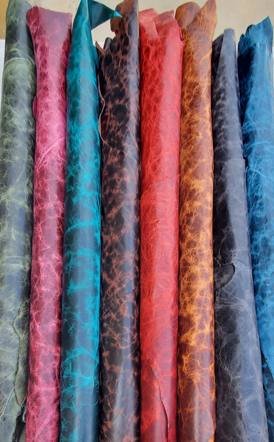 Lone Star Lineup Leather in 7 Colors! Available Cut by the Square Foot