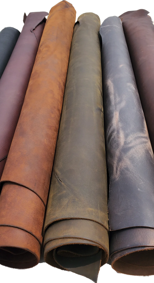 Premium Oil Tan Ebbtide Pebble by the Square Foot 4-5oz & 5-7oz (S.B. Foot Tannery )