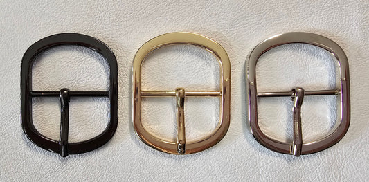 Belt Buckles 38mm - Gold, Silver & Black