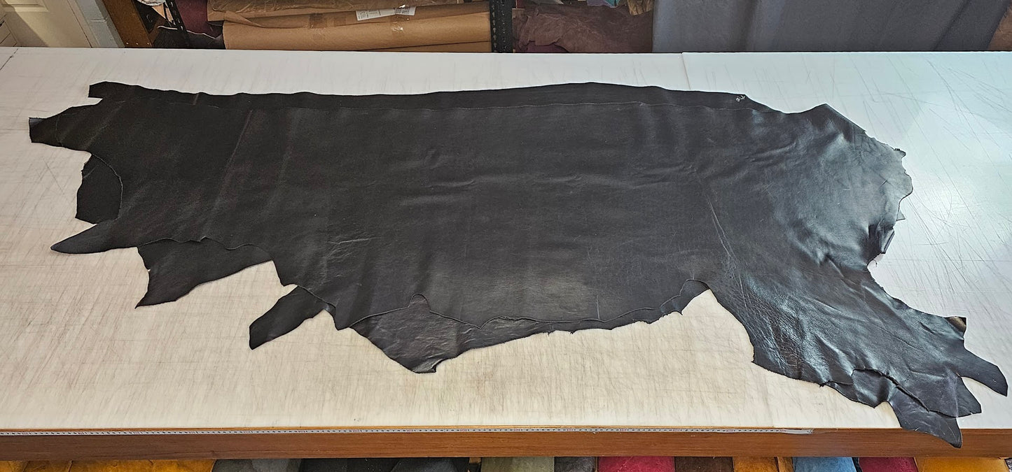 Nero Italian Leather Side - Premium Grade