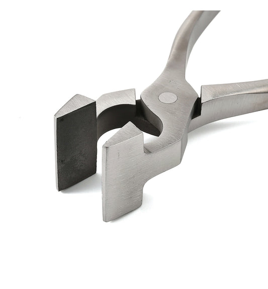 Leather Edge Pressing Pliers for flattening Leather Edges - Stainless Steel