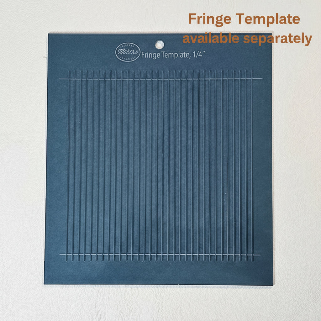 Fringy Cowhide Purse Acrylic Template Set