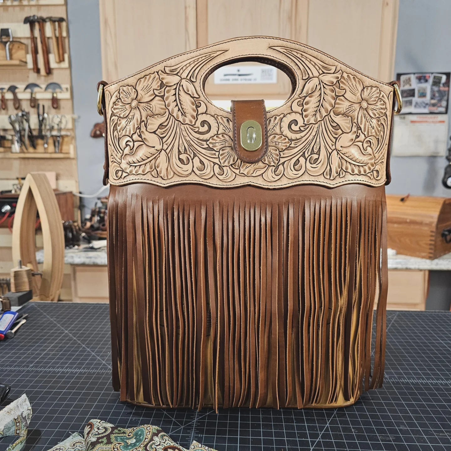 Coming Soon!! Maker's Classy Fringe Purse Acrylic Template Set