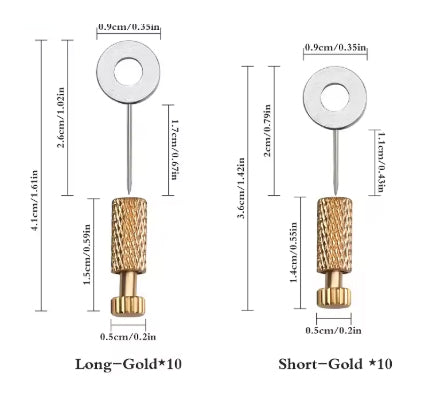 Just Arrived! Leathercraft Locking Pins – Packs of 20 - Hold Your Stitch Line in Place