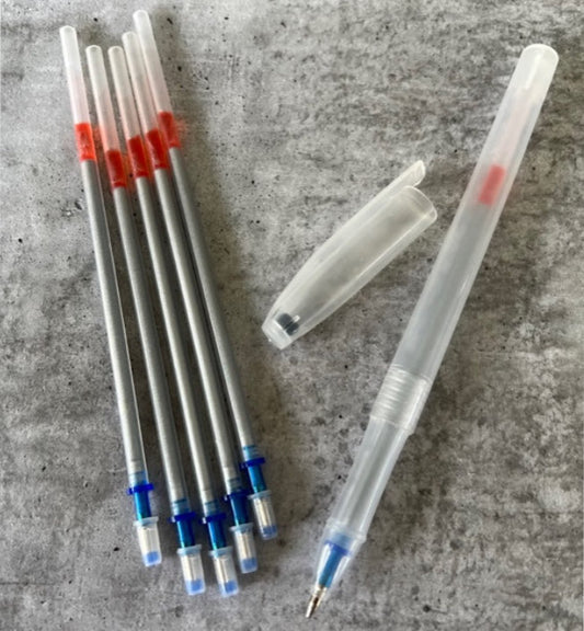 Silver Leather marking pens