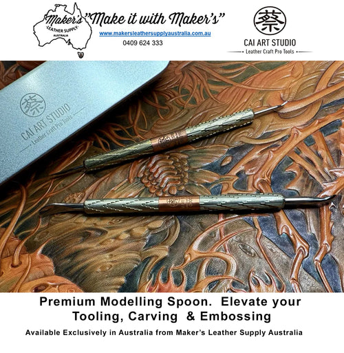 Precision Modelling Spoons for Leathercraft - Elevate Your Tooling, Carving & Embossing