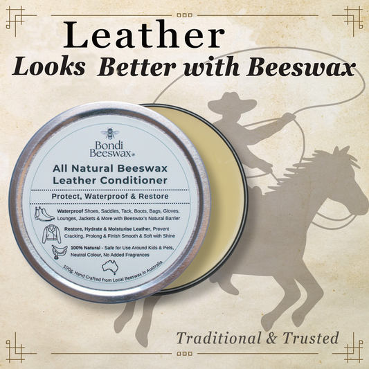 Bondi Beeswax's All Natural Beeswax Leather Conditioner