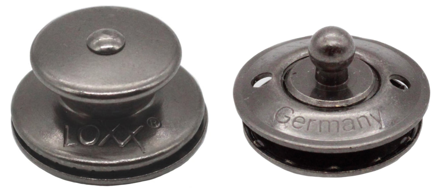 Loxx Fastener - Plain - Black Nickel (Note - Key for Installation Sold Separately)