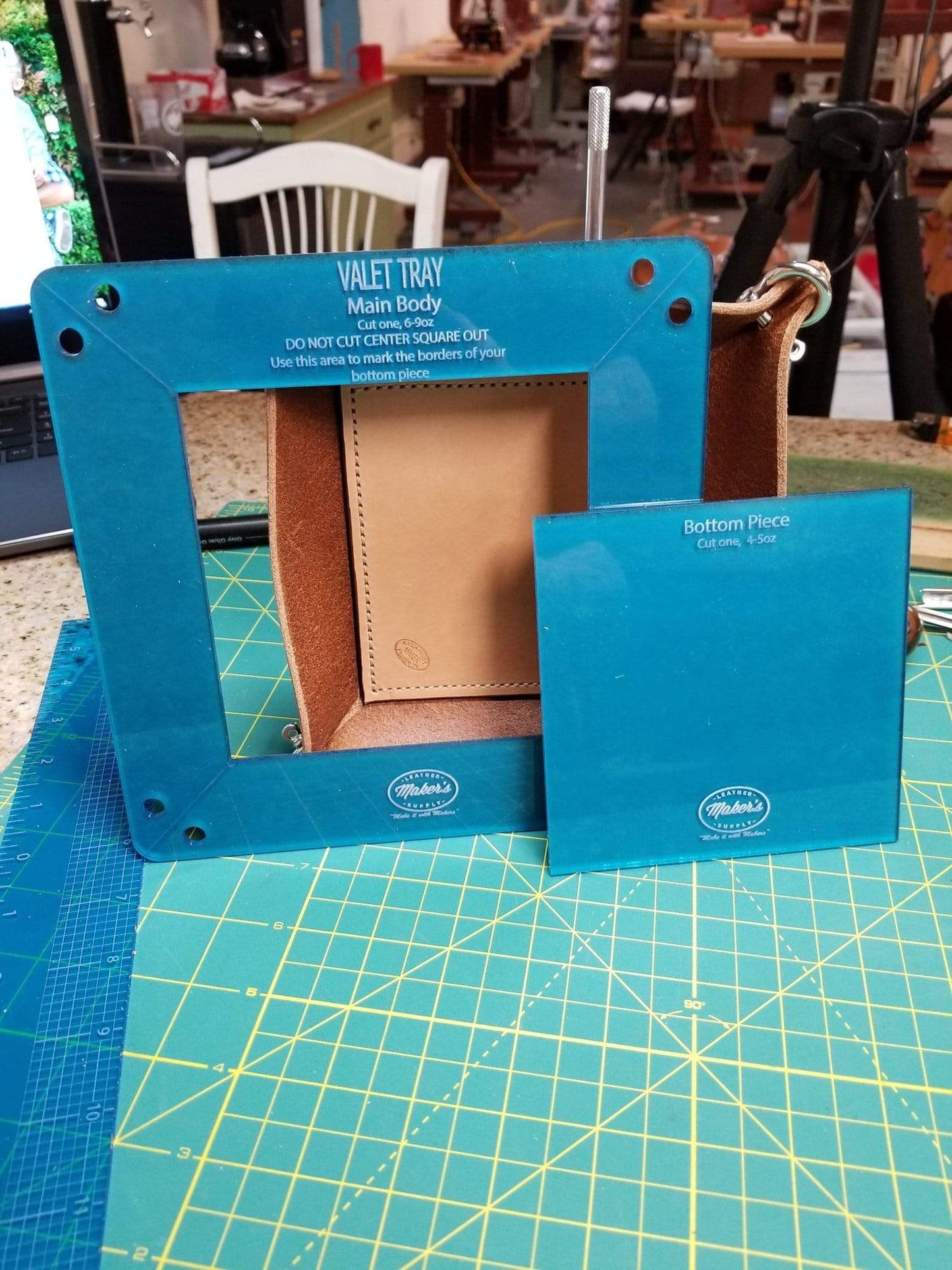 Valet Tray Template Template Makersleathersupplyaustralia