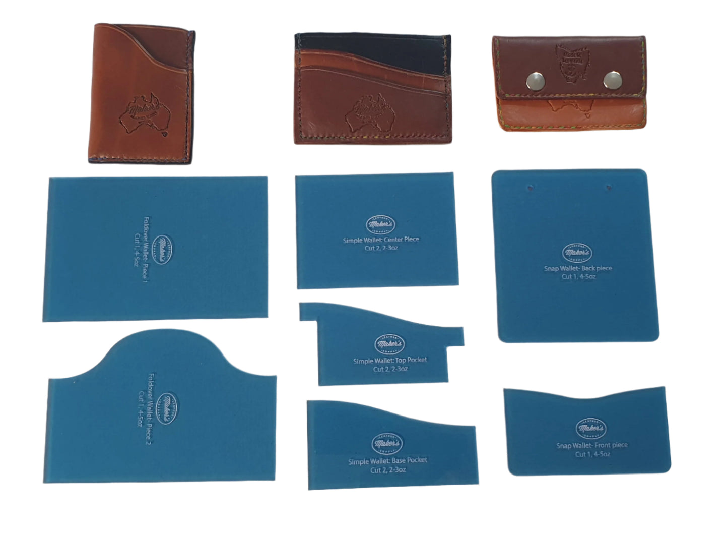 Cash & Card Wallets Acrylic Template Set