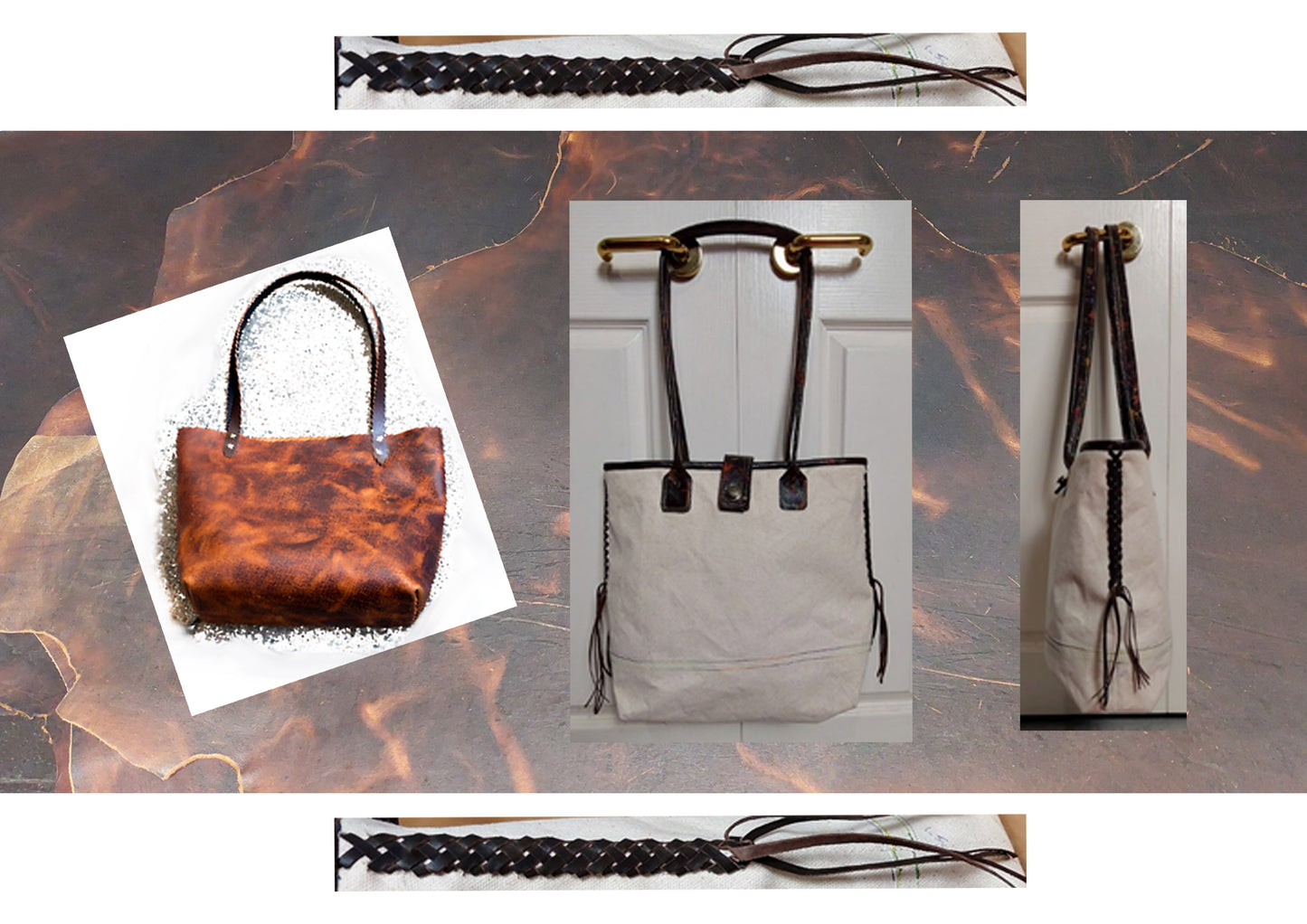 Pattern for Tote Bag with optional braided detail (Download)