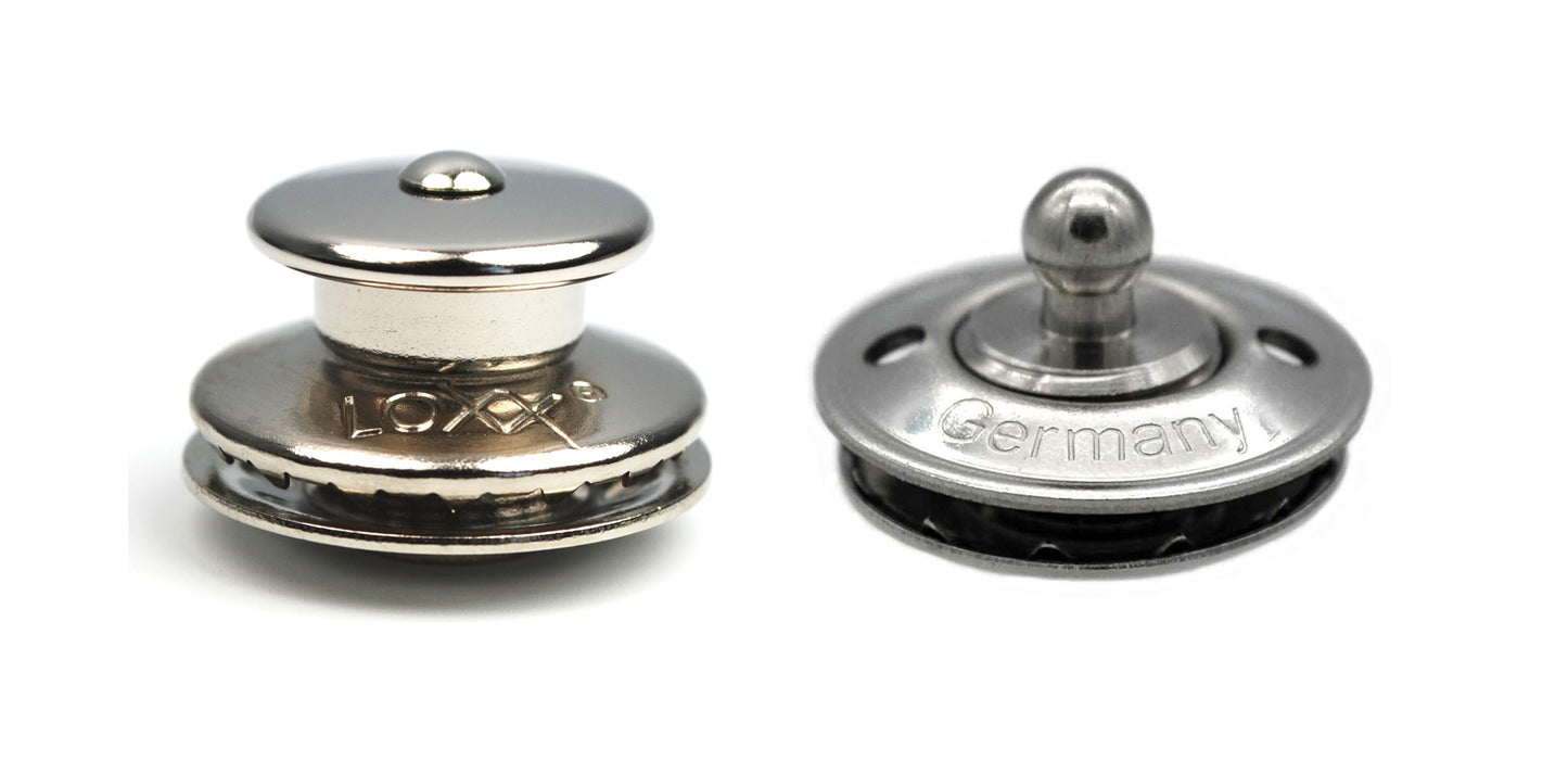 Loxx Fastener - Plain - Nickel (Note - Key for Installation Sold Separately)