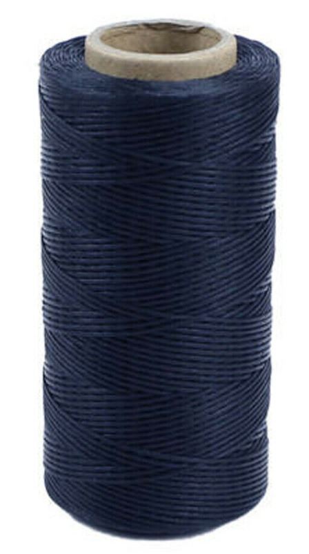 Superior Hand Sewing Thread,  Dark Blue - Waxed, Braided Polyester 260mtr