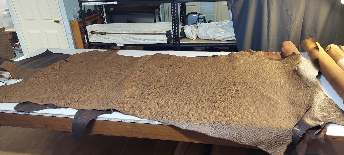 Elephant Embossed Leather Sides - 3 colors