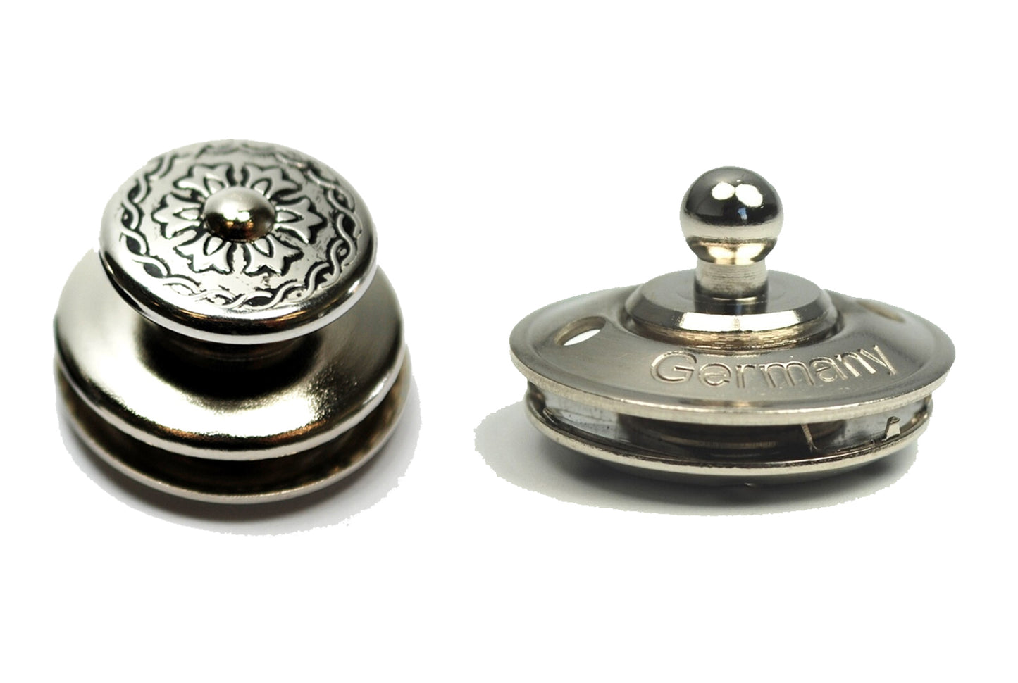 Loxx Fastener - Flower - Nickel (Note - Key for Installation Sold Separately)