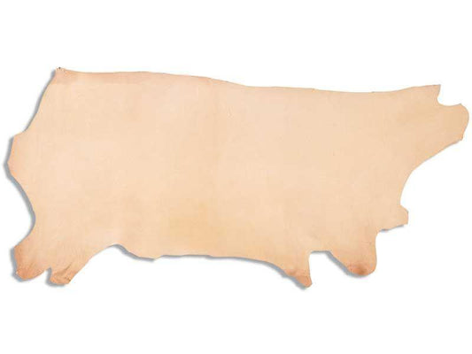 Hermann Oak Natural Leather Cut - by square foot for Tooling and Carving