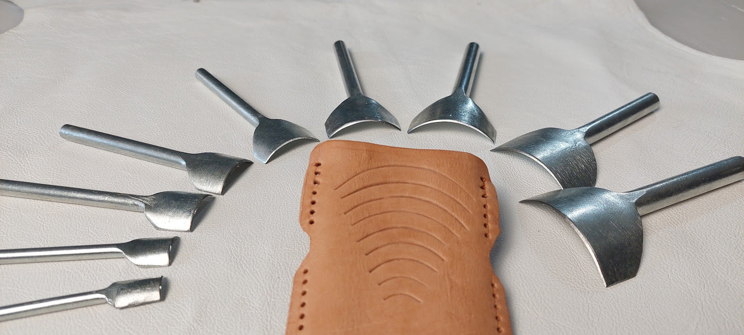 Shallow 1/2 Round Punch(Set of 9)