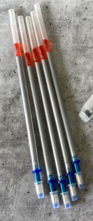 Silver Leather marking pens