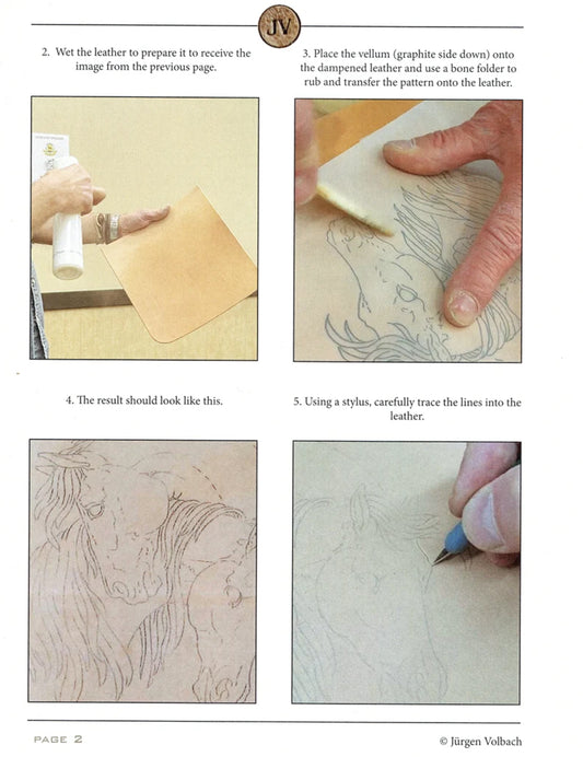 3D Embossed Horse Heads Book, written by Jürgen Volbach