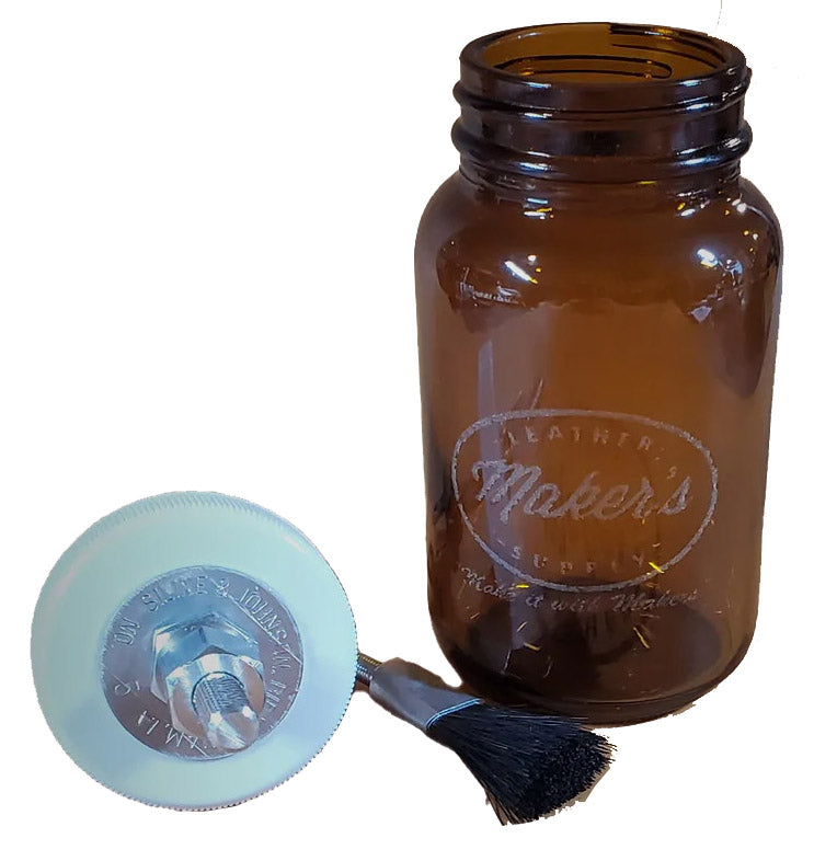 Just Arrived!!! Glue Jar/Glue Pot (Glass) Medium 5oz/ 150ml