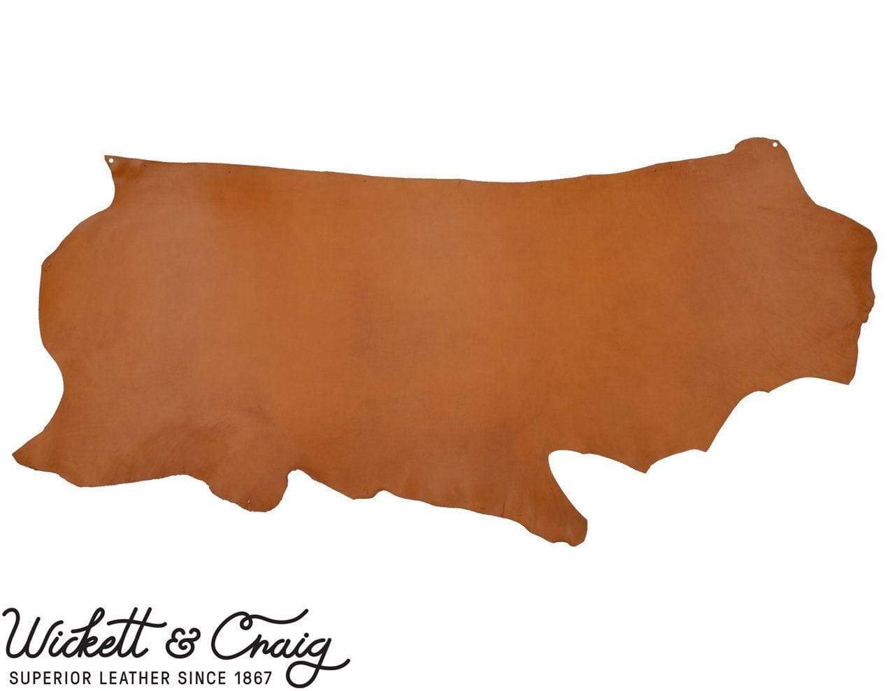 Wickett & Craig, English Bridle Leather side, Tan Leather Side Makersleathersupplyaustralia 2-3oz or 0.8-1.2mm