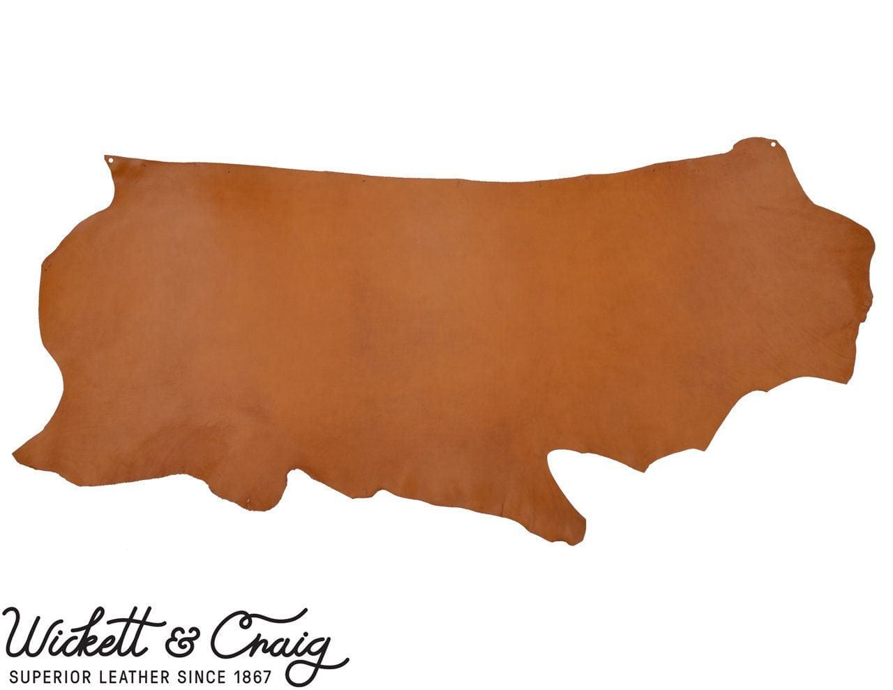 Wickett & Craig, English Bridle Leather by the square foot, Tan