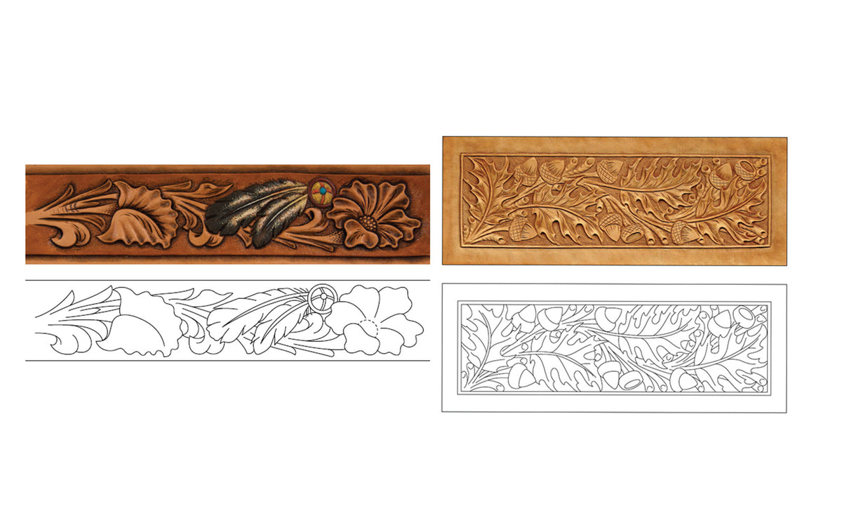 Digital Download Leather Tooling Patterns by Jim Linnell & Bob Moline ...