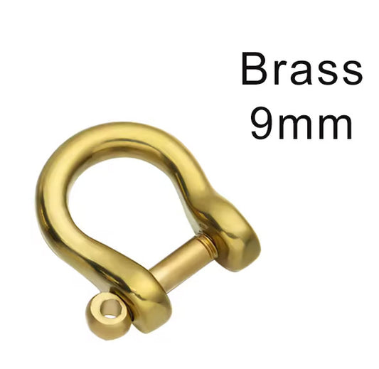 Solid Brass or Stainless Steel  D Bow shackle to suit our Valet Tray