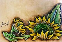 Sunflower Patterns for Leather Carving By Jim Linnell (Digital Download)