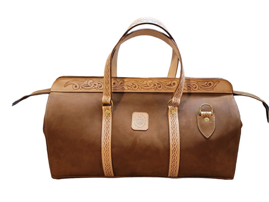 Paper Pattern Stockyards Duffell Bag