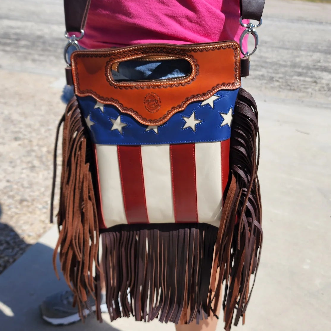 Fringy Cowhide Purse Acrylic Template Set