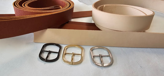 Belt Buckles 38mm - Gold, Silver & Black