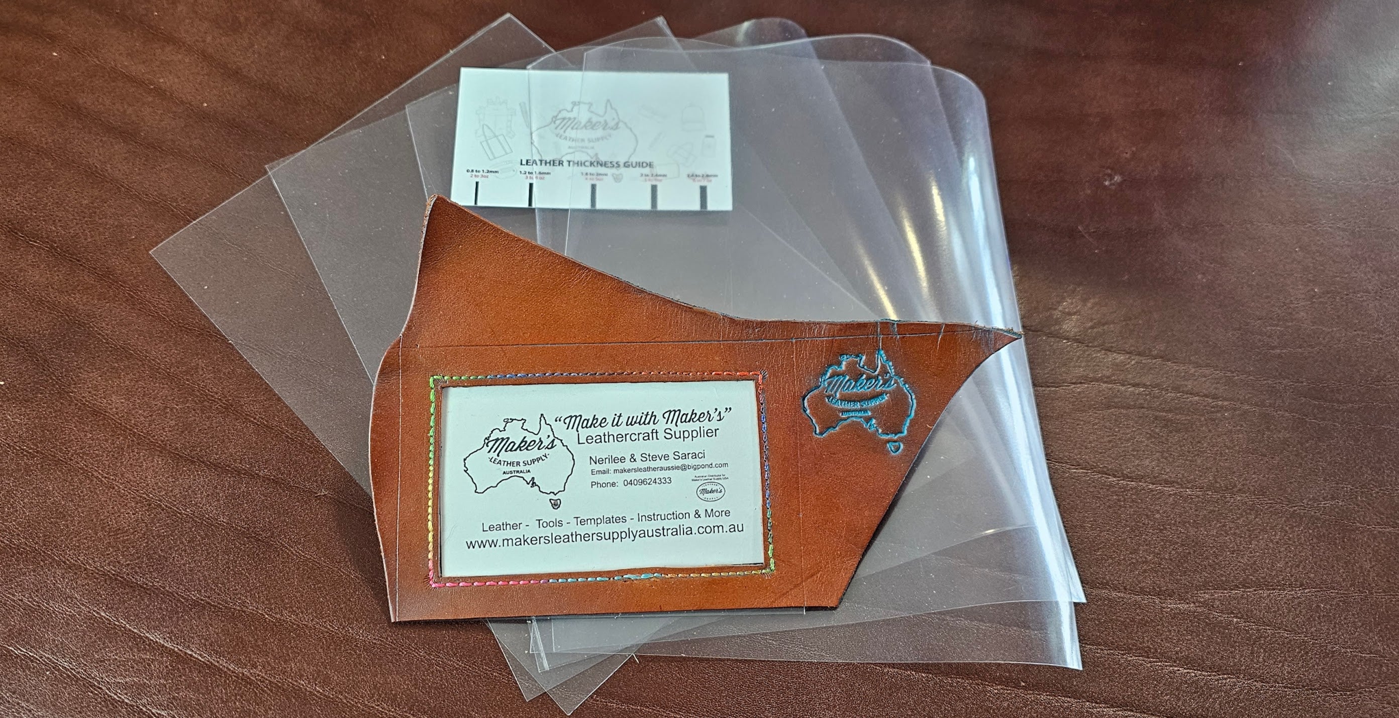 Premium Clear ID Acrylic for Wallet Windows – Maker's Leather