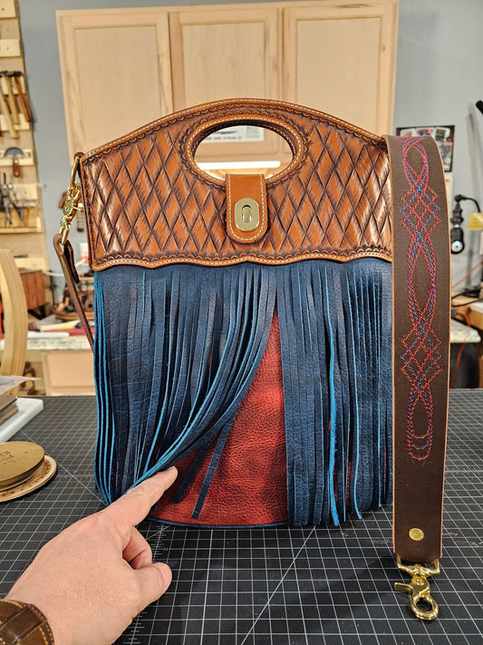 Coming Soon!!  Maker's Classy Fringe Purse Acrylic Template Set