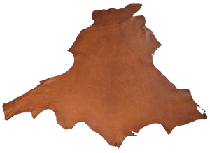 Kangaroo Hide  (Veg Tanned)  Finished - Saddle Tan