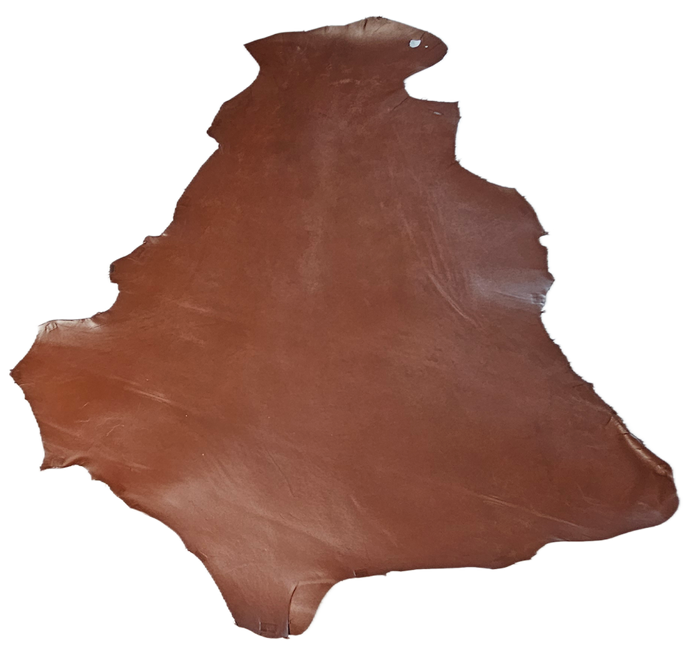 Kangaroo Hide  (Veg Tanned)  Finished - Cognac