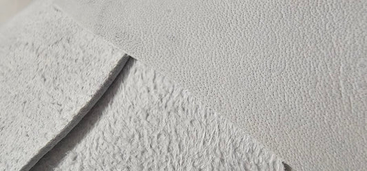 Kangaroo Hides - (Chrome Tanned) -  Naked White Crusts 3.0 to 4.9 sq mtrs