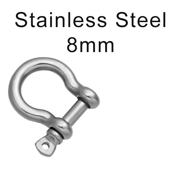 Solid Brass or Stainless Steel  D Bow shackle to suit our Valet Tray