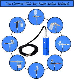New! Maker's Cordless All-in-One Handheld Air Brush Kit  Airbrush in 2 Sizes/Colors!