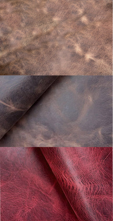 Rustic Crazy Horse Double Shoulder Leather  in 3 Colours at a Crazy Price!!!