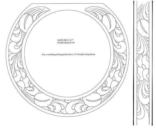 Canteen Purse Tooling Pattern Download - Free