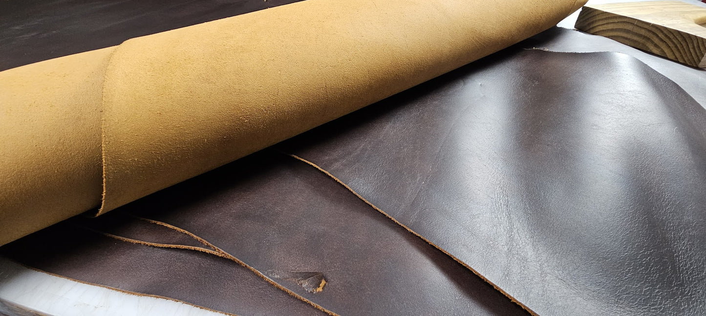 Just Arrived!!!! Oil Tan Chap  Sides - SB Foot Tannery (This is seriously gorgeous Leather)