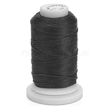 Load image into Gallery viewer, Superior Hand Sewing Thread, Dark Grey  - Waxed, Braided Polyester 70mtr spool