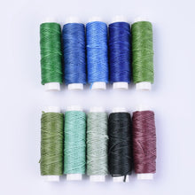 Load image into Gallery viewer, Superior Hand Sewing Small Thread Set, 10 X  .08mm Small  15 Metre Spools Mixed Colors