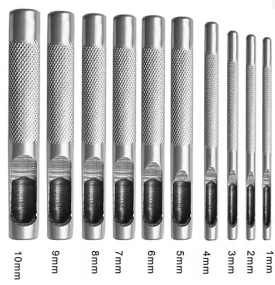 Round Hole Punches (Set of 10)