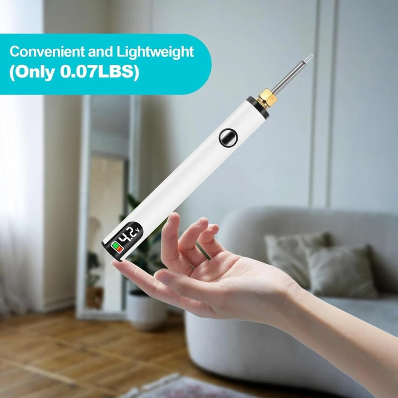 Rechargable Thread Zap Hot Cutter  - Trim, Burn & Melt thread with one touch