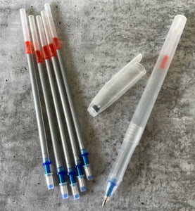Silver Leather marking pens
