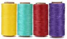 Load image into Gallery viewer, Superior Hand Sewing Thread, Mixed Color Pack of Four 0.8mm - 250mtr each spools