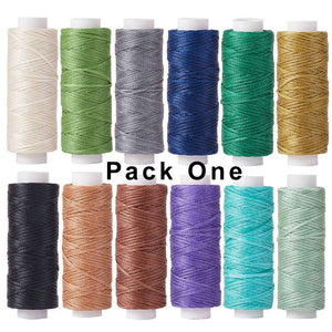 Superior Hand Sewing Thread, 12 Spool Mixed Pack, 0.8mm 30 metres